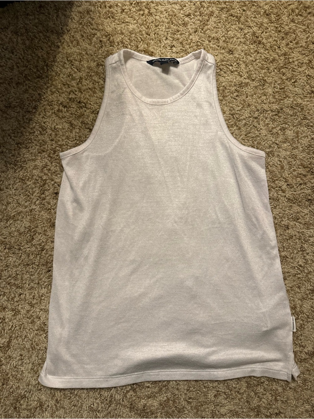 Calvin Klein white tank top